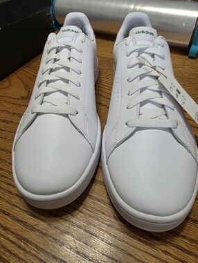 Stan Smith Old School adidas White Leather Sneakers Size 11.5m New!